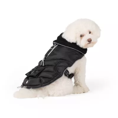 Arcadia Trail® Black Adjustable Dog Coat, Multiple Sizes, XS-XXL - Image 2