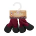 Arcadia Trail® Coated Dog Socks, Multiple Colors & Sizes, Black/Burgundy, XS-XXL image thumbnail 7