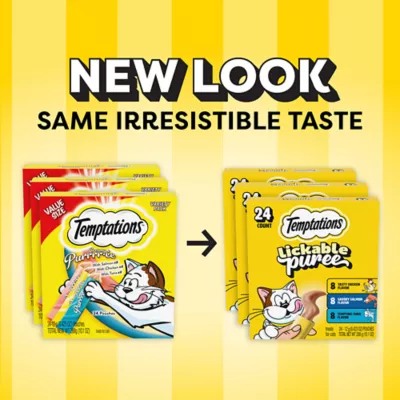 Temptations™ Lickable Puree Adult Cat Treats - Variety Pack, 10.1 Oz - Image 2