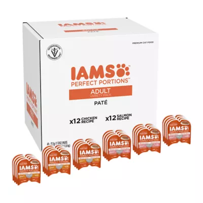 IAMS™ Perfect Portions™ Adult Wet Cat Food - Pate, 24 Count, 3.9 Lbs - Image 1