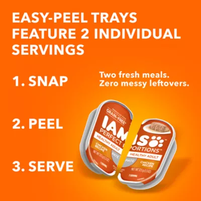 IAMS™ Perfect Portions™ Adult Wet Cat Food - Pate, 24 Count, 3.9 Lbs - Image 2