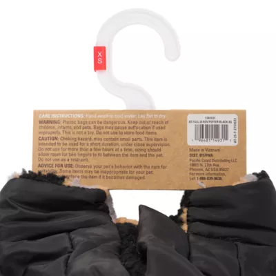 Arcadia Trail® Reversible Dog Puffer Coat, Multiple Colors & Sizes, Black/Burgundy, XS-XXL - Image 8