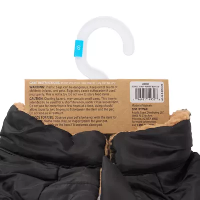 Arcadia Trail® Reversible Dog Puffer Coat, Multiple Colors & Sizes, Black/Burgundy, XS-XXL - Image 8