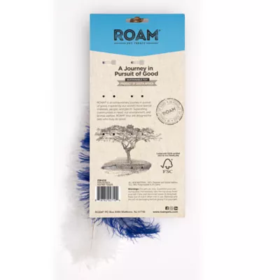 ROAM Fish Ostrich Feather Teaser Cat Toy - Image 2