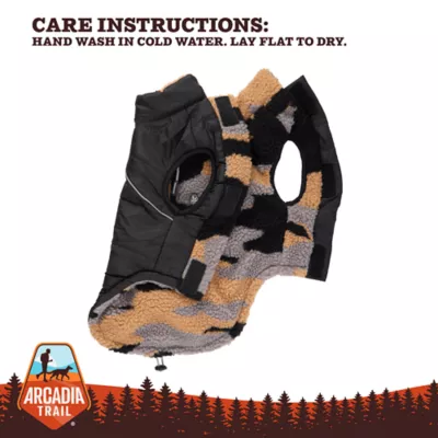 Arcadia Trail® Reversible Dog Puffer Coat, Multiple Colors & Sizes, Black/Burgundy, XS-XXL - Image 5