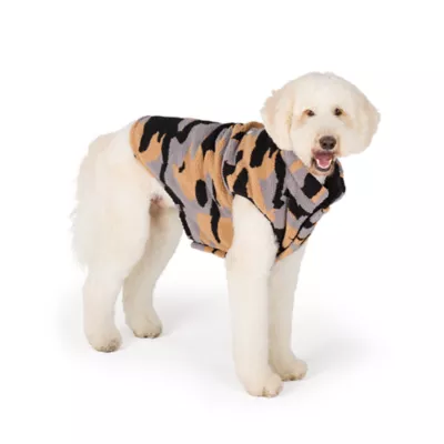 Arcadia Trail® Reversible Dog Puffer Coat, Multiple Colors & Sizes, Black/Burgundy, XS-XXL - Image 1