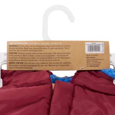 Arcadia Trail® Reversible Dog Puffer Coat, Multiple Colors & Sizes, Black/Burgundy, XS-XXL - Image 8