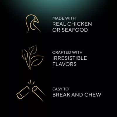 Sheba® Meaty Sticks Adult Cat Treats - Chicken, Tuna, and Salmon Variety Pack, 40 Count, 5.68 Oz - Image 4