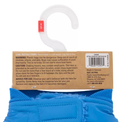 Arcadia Trail® Reflective Dog Coat, Multiple Colors & Sizes, Black/Blue, XS-XXL - Image 8