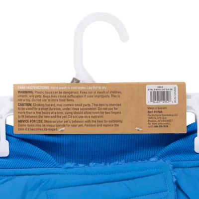 Arcadia Trail® Reflective Dog Coat, Multiple Colors & Sizes, Black/Blue, XS-XXL - Image 8