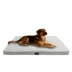 Serta Rectagular Memory Foam Crate Mat For Dogs, Relieves Joint Pain & Pressure, Washable, Grey image thumbnail 5