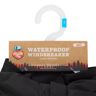 Arcadia Trail® Black Waterproof Dog Windbreaker, Multiple Sizes XS-XXL - Image 7