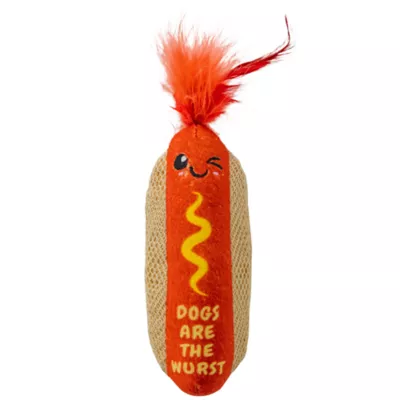 Catstages Hot Dog Catnip Dental Kicker Cat Toys - Image 1