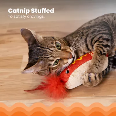 Catstages Hot Dog Catnip Dental Kicker Cat Toys - Image 3