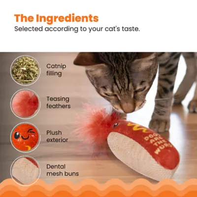 Catstages Hot Dog Catnip Dental Kicker Cat Toys - Image 4