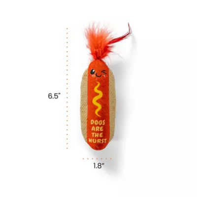 Catstages Hot Dog Catnip Dental Kicker Cat Toys - Image 8