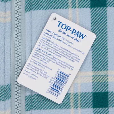 Top Paw® Step In Dog Jacket, Multiple Colors & Sizes, Teal/Pink/Grey/Brown/Blue, XS-XL - Image 5