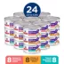 Hill's Science Diet Sensitive Skin & Stomach Adult Wet Cat Food - Variety Pack, 24 CT, 86.03 OZ image thumbnail 2