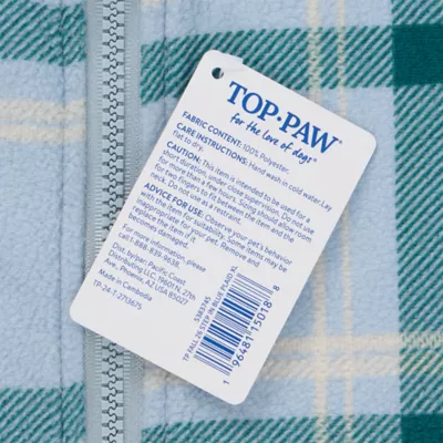 Top Paw® Step In Dog Jacket, Multiple Colors & Sizes, Teal/Pink/Grey/Brown/Blue, XS-XL - Image 5