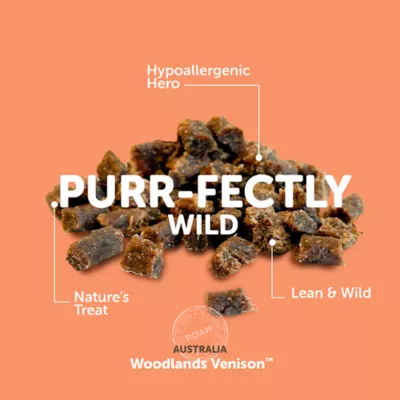 ROAM Bucky Nibs Sustainable Protein Premium Cat Treats - Woodlands Venison, 2 oz - Image 4
