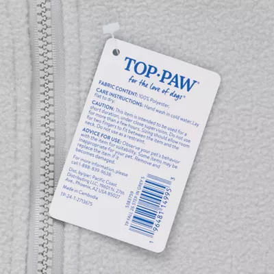 Top Paw® Step In Dog Jacket, Multiple Colors & Sizes, Teal/Pink/Grey/Brown/Blue, XS-XL - Image 5