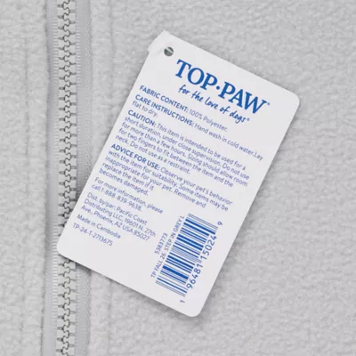 Top Paw® Step In Dog Jacket, Multiple Colors & Sizes, Teal/Pink/Grey/Brown/Blue, XS-XL - Image 5