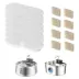 PawsPik Stainless Steel Battery-Operated Water Fountain Oval & Circular Replacement Filters image thumbnail 1