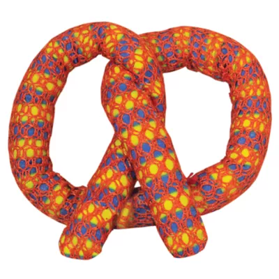 Catstages Catnip Plaque Away Pretzel Cat Chew Toy - Image 1