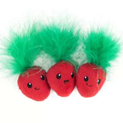 Catstages Straw Babies Dental Catnip Cat Toys 3-Pack - Image 1