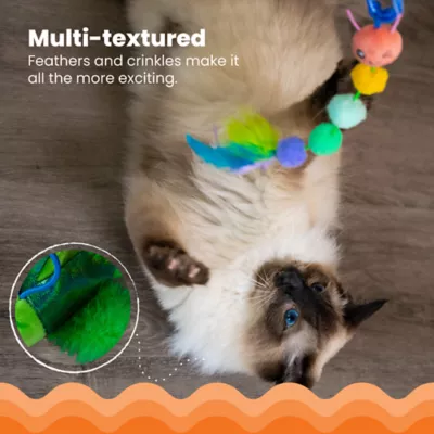 Catstages Tail Teaser Ground Prey Play Wand Cat Toys 2-Pack - Image 6