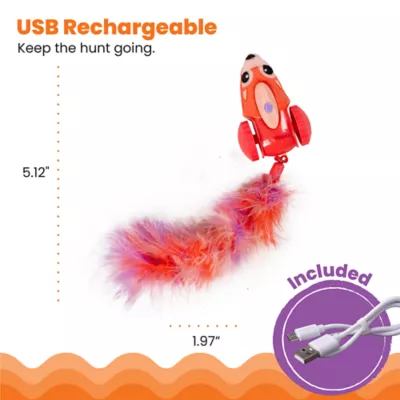 Catstages Racin' Squirrel Electronic Cat Toy - Image 5