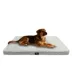 Serta Rectagular Memory Foam Crate Mat For Dogs, Relieves Joint Pain & Pressure, Washable, Grey image thumbnail 5