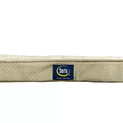 Serta Rectagular Memory Foam Crate Mat For Dogs, Relieves Joint Pain & Pressure, Washable, Tan - Image 3
