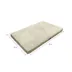 Serta Rectagular Memory Foam Crate Mat For Dogs, Relieves Joint Pain & Pressure, Washable, Tan image thumbnail 6