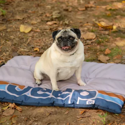 Jeep Portable Dog Travel Mat W/ Vintage Jeep Logo & Buckles, Machine Washable & Durable Fabric - Image 4