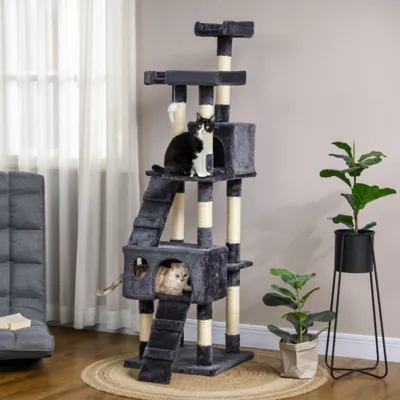 PawHut 68" Cat Tree - Image 2
