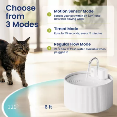 PawsPik Cat Ceramiflow Ceramic Water Fountain - Image 3