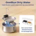 PawsPik Dog & Cat Stainless Steel Battery-Operated Circular Water Fountain - 4 Liter image thumbnail 8