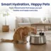 PawsPik Dog & Cat Stainless Steel Battery-Operated Circular Water Fountain - 4 Liter image thumbnail 9