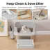 PawsPik Cat Stainless Steel XL Litter Box & Metal Scooper image thumbnail 2