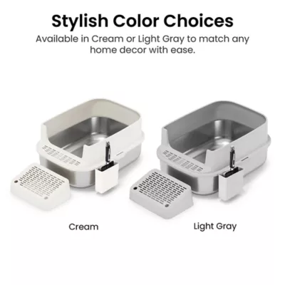 PawsPik Cat Stainless Steel XL Litter Box & Metal Scooper - Image 9