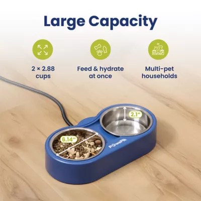 PawsPik Cat Heated Stainless Steel Outdoor Food & Water Bowl - Image 7