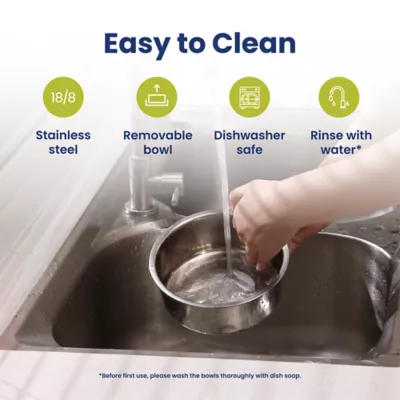 PawsPik Cat Heated Stainless Steel Outdoor Food & Water Bowl - Image 8