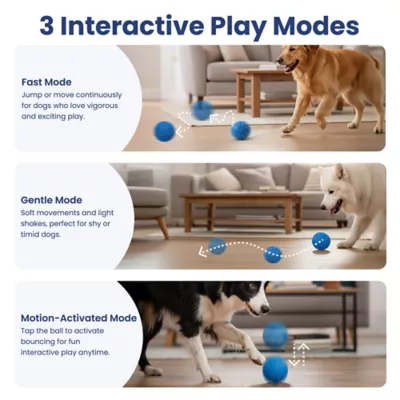 PawsPik Dog Smart Bounce Interactive Ball Toy - Image 3