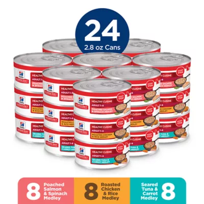 Hill's Science Diet Healthy Cuisine Adult Cat Food - Variety Pack, 24 CT, 83.63 OZ - Image 2