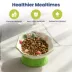 PawsPik Cat Strawberry Blooms Elevated Ceramic Slow Feed Bowl image thumbnail 2