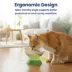 PawsPik Cat Strawberry Blooms Elevated Ceramic Slow Feed Bowl image thumbnail 3