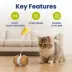 PawsPik Cat Feather Tail Rechargeable Spinnger Chasers Toy image thumbnail 3