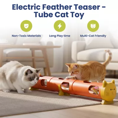 PawsPik Cat Electric Feather Teaser-Tube Toy - Image 2