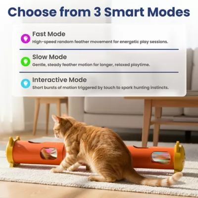 PawsPik Cat Electric Feather Teaser-Tube Toy - Image 3